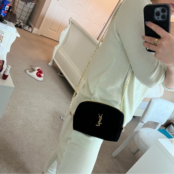 YSL Velvet Crossbody Pouch - Picture 6 of 11